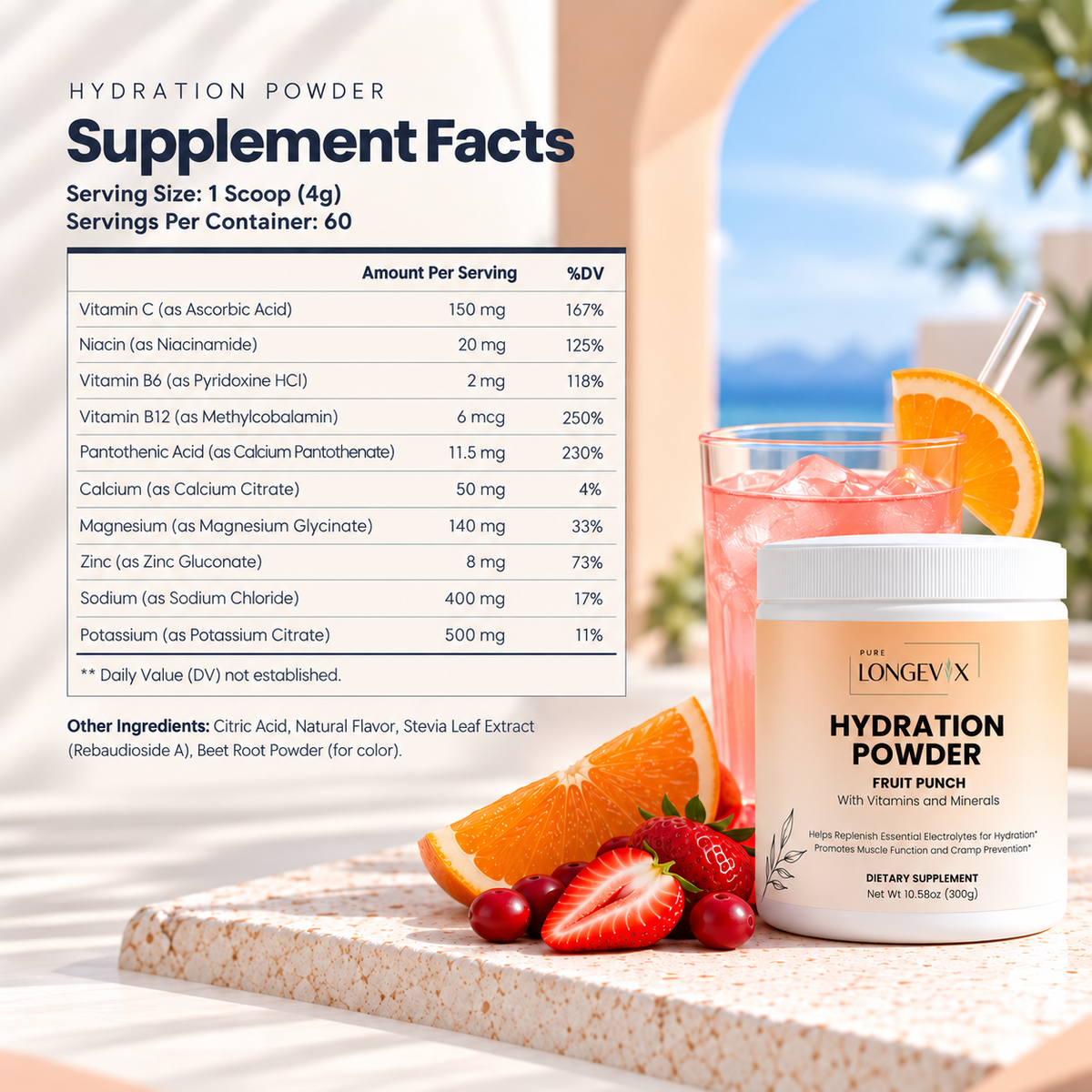 Hydration Powder ( Fruit punch)