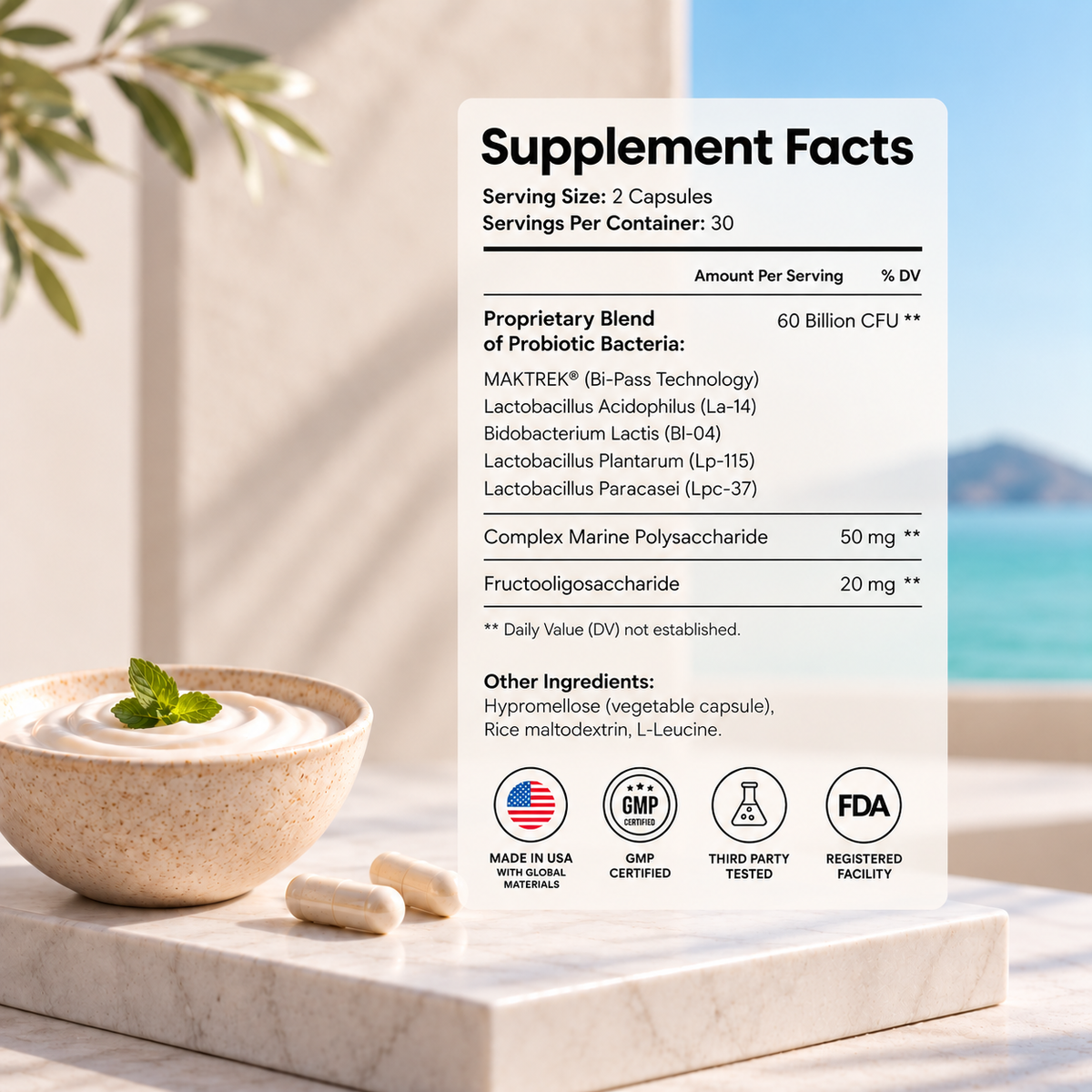 Probiotic  Billion with Prebiotics